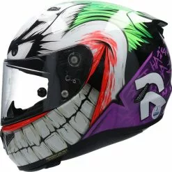 HJC RPHA11 JOKER DC COMICS Integralhelm -Vendite HJC hjc rpha11 joker dc comics integralhelm weiss gruen violett mc48 xxl 119233wgxxl 1 1