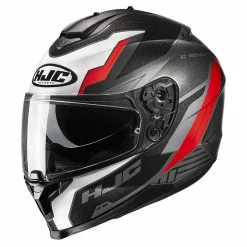 Policarbonato Casco Hjc C70 Silon Nero Rosso
