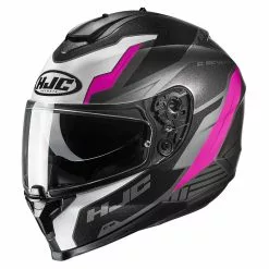 Policarbonato Casco Hjc C70 Silon Nero Viola