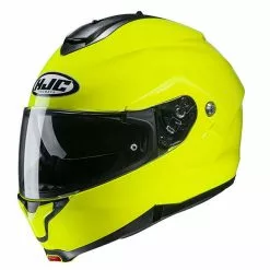 Policarbonato Casco Modulare Hjc C91 Giallo Fluo