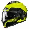 Policarbonato Casco Modulare Hjc C91 Prod Giallo Nero
