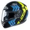 Policarbonato Casco Hjc Cs-15 Martial Blu Giallo