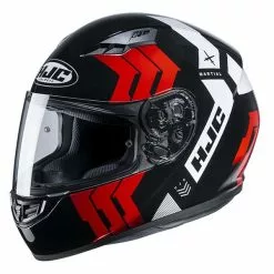 Policarbonato Casco Hjc Cs-15 Martial Rosso