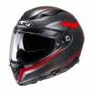 Fibra Casco Hjc F70 Carbon Ubis Nero Rosso