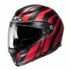 Fibra Casco Hjc F70 Galla Nero Rosso