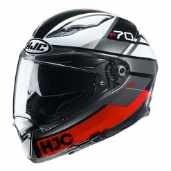 Fibra Casco Hjc F70 Tino Rosso