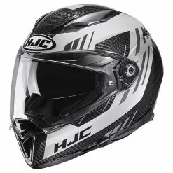 Fibra Casco Hjc F70 Carbon Kesta Nero