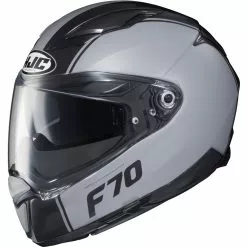 Fibra Casco Hjc F70 Mago Nero Grigio