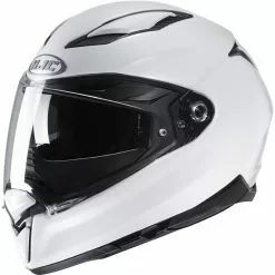 Fibra Casco Hjc F70 Métal Bianco
