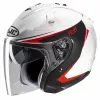 Fibra Casco Hjc Fg Jet Balin Bianco Rosso