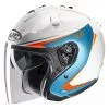 Fibra Casco Hjc Fg Jet Balin Azzurro Arancio