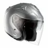 Fibra Hjc Casco Fg Jet Metal Argento