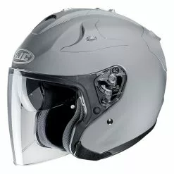 Fibra Casco Moto Hjc Fg Jet Grigio