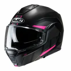 Policarbonato Casco Modulare Hjc I100 Beis Rosa Nero