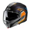 Policarbonato Casco Modulare Hjc I100 Beston Arancio Blu