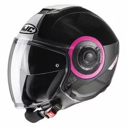 Policarbonato Casco Jet Hjc I40 Panadi Nero Rosa