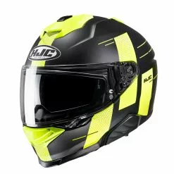 Policarbonato Casco Hjc I71 Peka Giallo Nero
