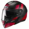 Policarbonato Casco Modulare Hjc I90 Syrex Nero Rosso