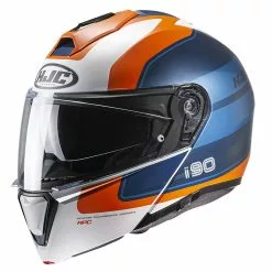 Policarbonato Casco Modulare Hjc I90 Wasco Nero Arancio