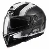 Policarbonato Casco Modulare Hjc I90 Wasco Nero Bianco