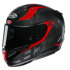 Fibra Casco Hjc Rpha 11 Carbon Bleer Rosso Fluo