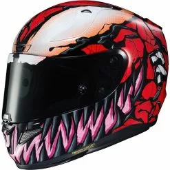 Fibra Casco Hjc Rpha 11 Carnage Marvel