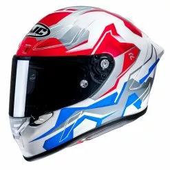 Fibra Casco Hjc Rpha 1 Nomaro Blu Rosso Bianco