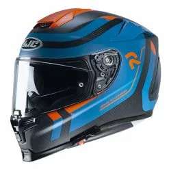 Fibra Casco Hjc Rpha 70 Carbon Reple Blu Opaco