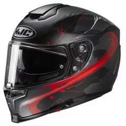 Fibra Casco Hjc Rpha 70 Erin Nero Rosso