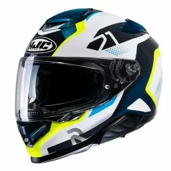 Fibra Casco Hjc Rpha 71 Hapel Blu Giallo