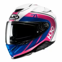 Fibra Casco Hjc Rpha 71 Mapos Rosa Blu