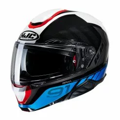 Fibra Casco Hjc Rpha 91 Rafino Blu Rosso