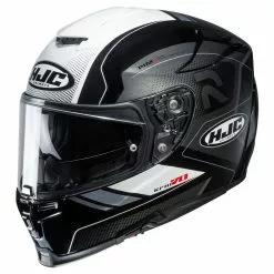 Fibra Casco Integrale Hjc Rpha 70 Coptic Bianco