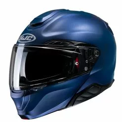 Fibra Casco Hjc Rpha 91 Blu Opaco