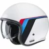 Custom Casco Hjc V30 Osor Bianco Blu Rosso