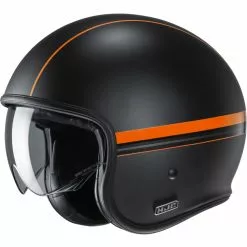 Custom Casco Hjc V30 Equinox Nero Arancio