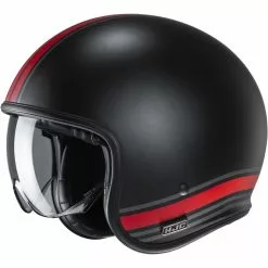 Custom Casco Hjc V30 Senti Nero Rosso