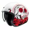 Custom Casco Hjc V31 Desto Rosso Bianco