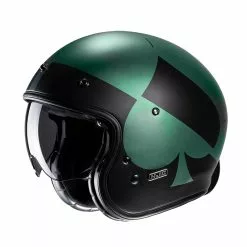 Custom Casco Hjc V31 Kuz Verde Nero