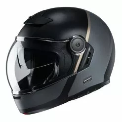 Fibra Casco Modulare Hjc V90 Mobix Nero